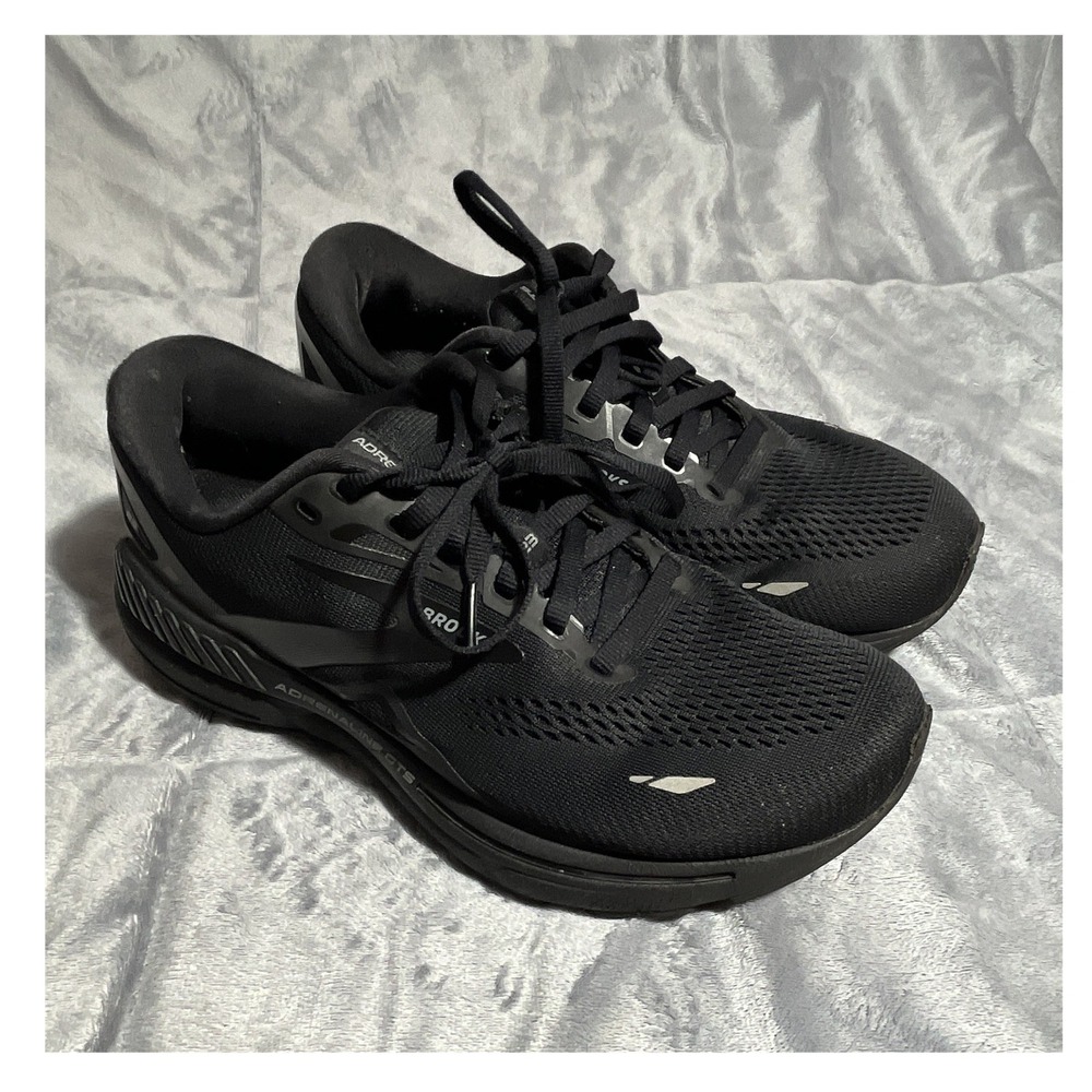 Brooks Adrenaline GTS 23 2E Wide Black/Black/Ebony Men's Running Shoes 120381